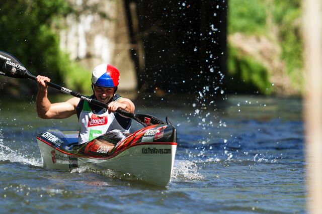 Richard Hála - vítěz sprintu kajakářů R.Hala-K1M